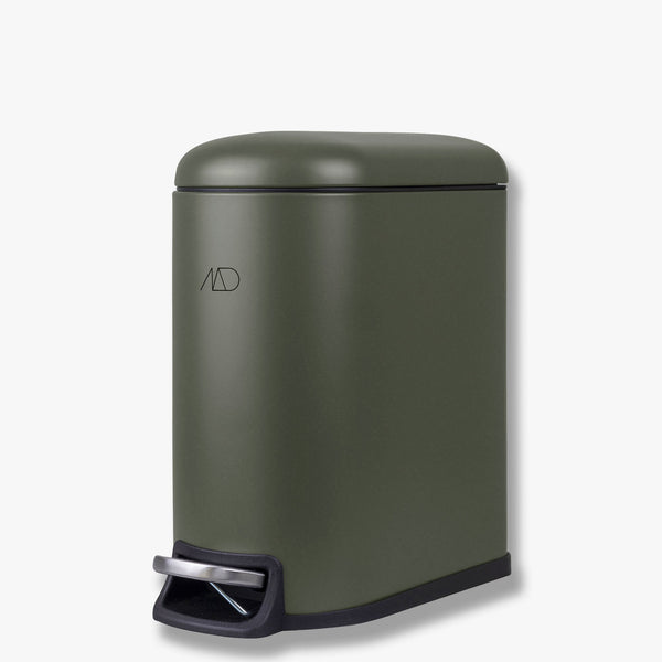 MINI-WALTHER pedal bin, 5l., Dark Olive