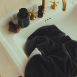 SOFT towel, Dark grey / Light grey