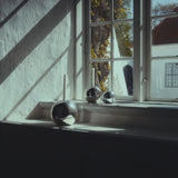 SPHERE candle holder, large, Chrome