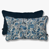 ATELIER Cushion, blue marble/dark blue