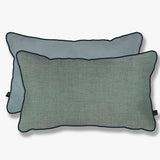 ATELIER Cushion, Frost green weave / Light blue