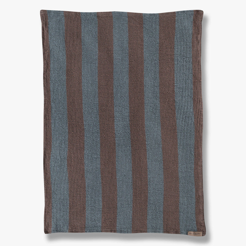 ELVIRA Tea towel, slate blue