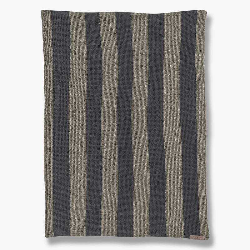 ELVIRA Tea towel, dark grey