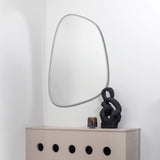 FIGURA mirror, small, sand grey