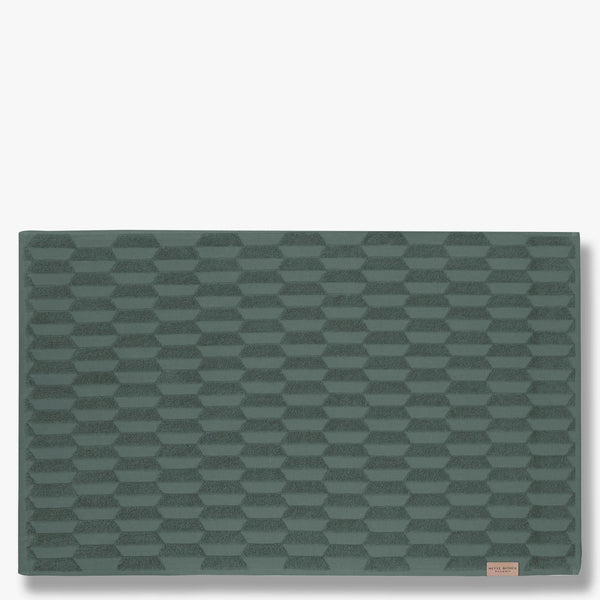 GEO Bath mat, pine green