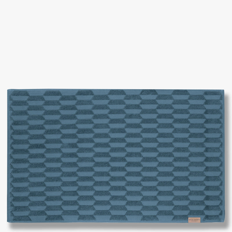 GEO Bath mat, slate blue