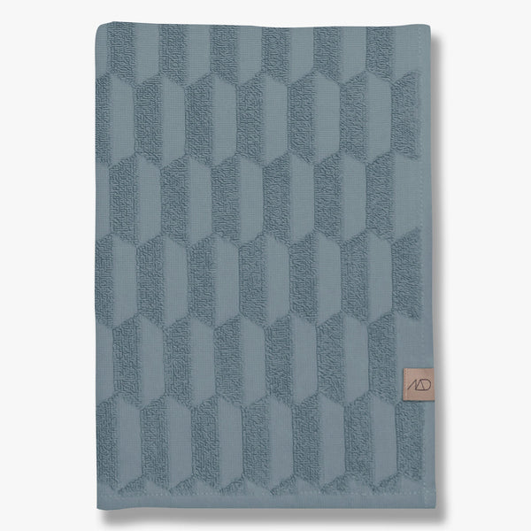 GEO Towel, stone blue – Mette Ditmer - International