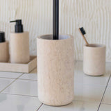 MARBLE toilet brush holder, Sand