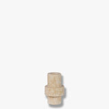 MARBLE candleholder, large, Sand