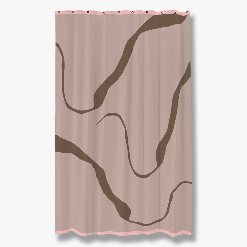 PROCESS shower curtain, Brown