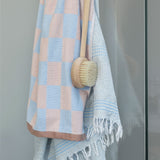 RETRO Towel, light blue