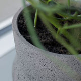 STONE flower pot, grey