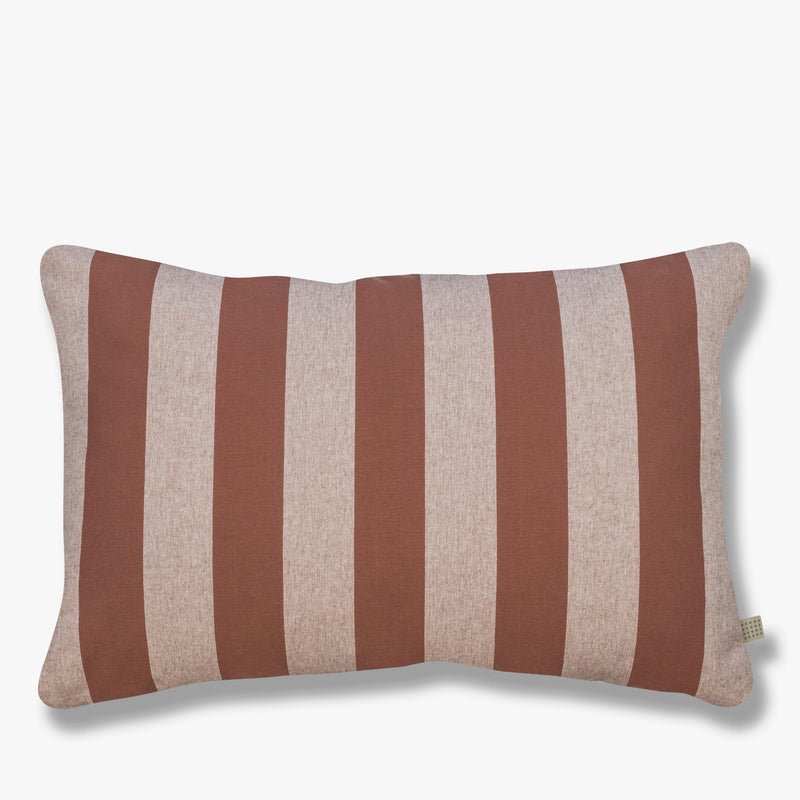 STRIPES cushion, brown